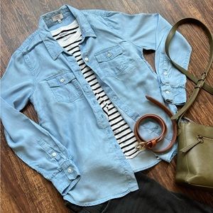 Crown & Ivy Chambray Shirt
